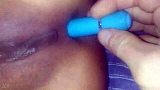 69 Slut Toy Feels Cock in Mouth and Ass