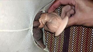 In this story, a pretty student has her tight pussy teased with a dildo before getting filled with cock