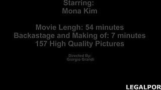 Mona kim gets dp creampie and swallows