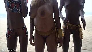 Wow, 3 African Witches Dance Wild For Rain Ritual!