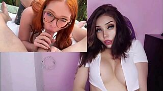 This innocent beauty with glasses gets fucked hard