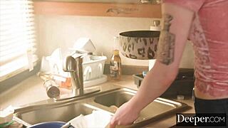 Riley Nixon Titty Fucks And Deepthroats To Facial