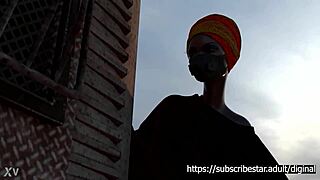 scarlet slides her big cock deep into anna's sexy ass for some anal fun