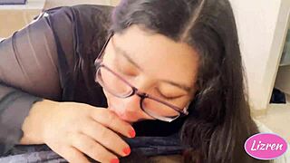 lizren was stressed so i extracted the semen.