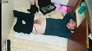 plumber fixed sink and got me dripping wet