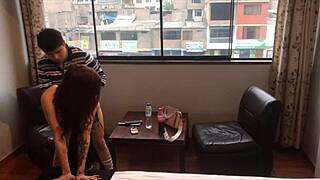 Casting tiny Venezuelan nympho Mia Fenix for a hot interview