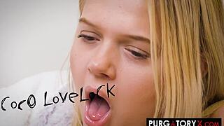 Coco Lovelock Caught Masturbating by Stepmother Savannah Storm!