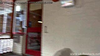 Chubby Amateur Sarah Jane Masturbates Publicly While Flashing Her Big Tits