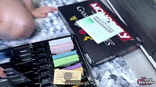 I became my stepsisters sex slave when I played the monopoly board game with her - part one.