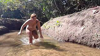 I Fucked the Farm Caretaker's Big Ass in Crossdressing Fun