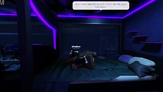 I was horny, so I had my sex slave pounded by BBC