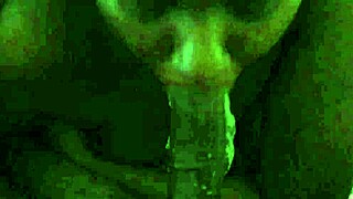 sloppy deep throat with cum on tits from exotic teen 😋