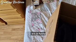 Cute European GF in Skirt Gets Naughty with POV Blowjob. After My Gift, She Sucks Me Off in Homemade Action.