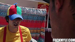 Ricky's Carnival Adventure With Bella The Strongest Woman.