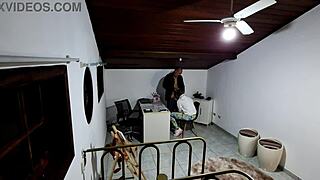 student heads to teacher’s office for a test but ends up seduced. she gives in to his advances at the desk.