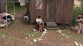 amber rayne, hannah west, and kaci star, ready for outdoor gangbang? deepthroat blowjobs, anal assfucking, and facial cumshots await.