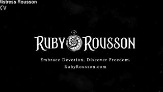 Ruby Commands Jerk Off Instructions with Bouncing Boobs and Orgasmic Cum!