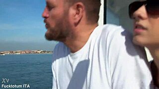 Rebecca Volpetti Takes Double Penetration On Boat
