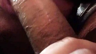 Chupetona intensely sucks her favorite dick with exotic mask