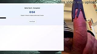 Exercise session for a strong fat 19 cm cock that lasts hours!