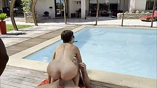 Milf With Big Ass Fucked At Pool