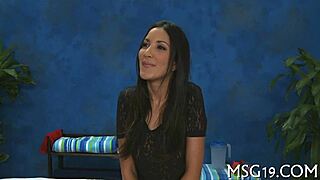 Mobile massage turns hardcore with blowjob