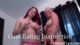 Sarah and Cherry Carrying Each Other in a Fun Activity