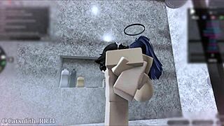 Punishing yuuka for coming uninvited sex with follower part 1!