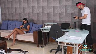 Mariana Martix Fucks Internet Technician With Big Ass And Blowjob