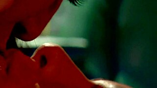 Glamour lesbian intensely licks clit and rims girlfriend's beautiful ass