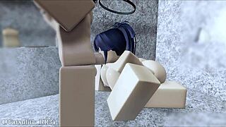 Punishing yuuka for coming uninvited sex with follower part 1!