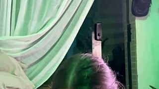 sister-in-law swallows cum like milk