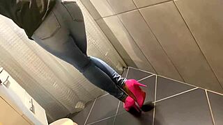 Desperate German Teases With Blowjob After Pee Play