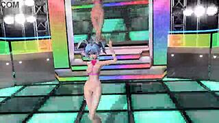 Hatsune Miku reveals nude body in bunny costume