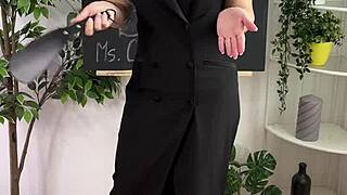 Beautiful Teacher In Roleplay With Glasses And Nylon.