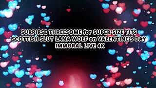 Lana wolfs, 'join our valentine's threesome?'