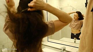 Kristina's Morning Routine in the Shower and Kitchen