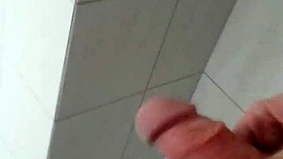 Bathroom Fun With Cumshot And Masturbation In Bisexual Scene