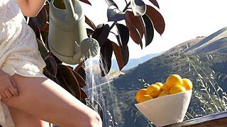 I'm Jillian Janson, a natural beauty who loves cumming in nature, but I mean, it's so beautiful out here!