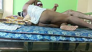 Indian maid Sibani enjoys with house owner!