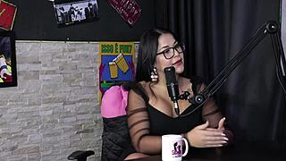 belinha baracho shares first porn scene, smiling during anal gang bang