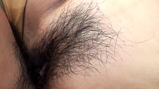 Yo, check this Asian teen 18+ in golden panties getting slammed by a monster cock!