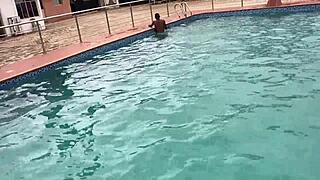 After having good time at pool i fucked fat bitch to cumshot