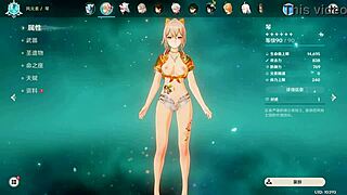 hexi wang creates nude genshin mod of jean character