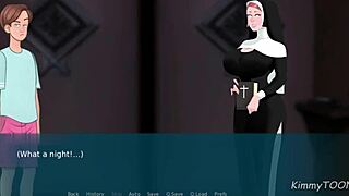 the nun says, 'fuck me in the confession booth with your huge cock'