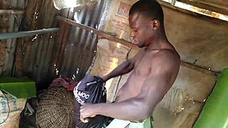 handsome guy gets cumshot after fucking hard