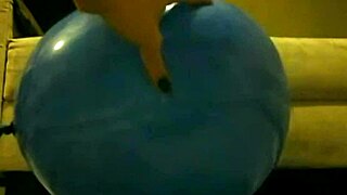 Sophie Masturbates with Balloons in Living Room and Bathroom