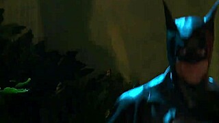 Batfuck Enters Poison Envy's Outdoor Garden And Fucks Her Pussy