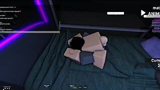 i breed this goth slut in the roblox condo