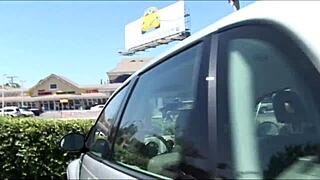 Slutty Blonde Mom Masturbates Shaved Pussy While Licking Cock in Heels